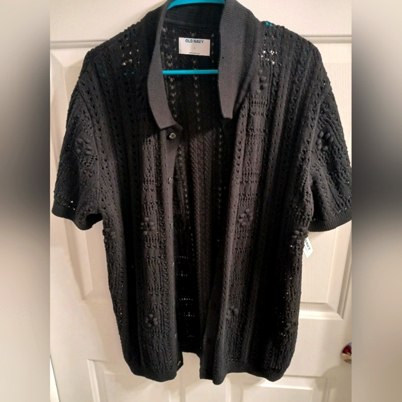 Mens Cardigan large NWT ss sweater - Picture 1 of 5